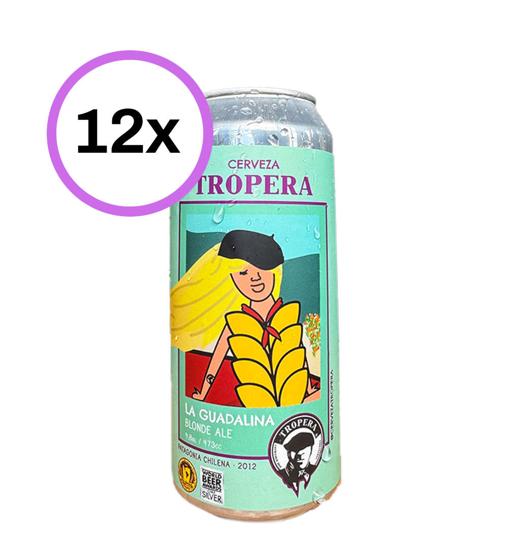 12x Cerveza Tropera Guadalina 473cc