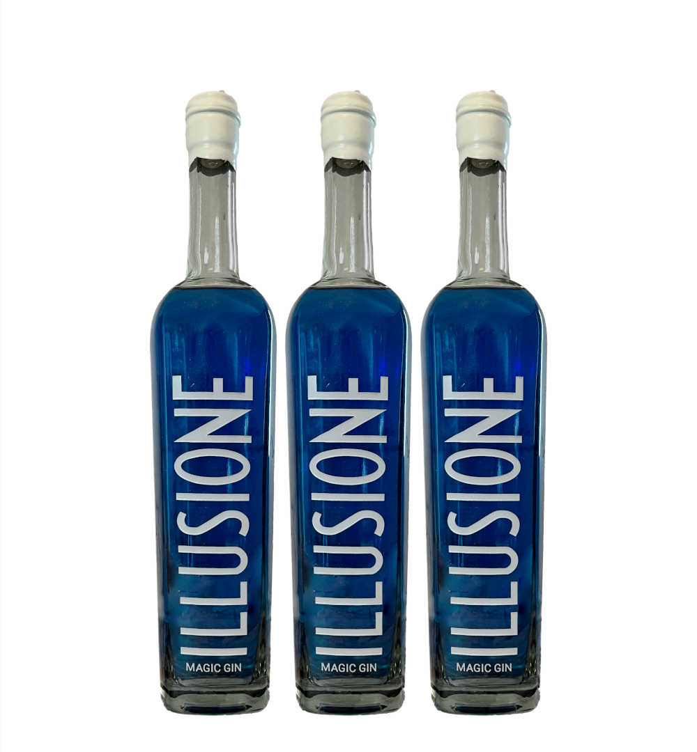 3x Gin Illusione 750cc