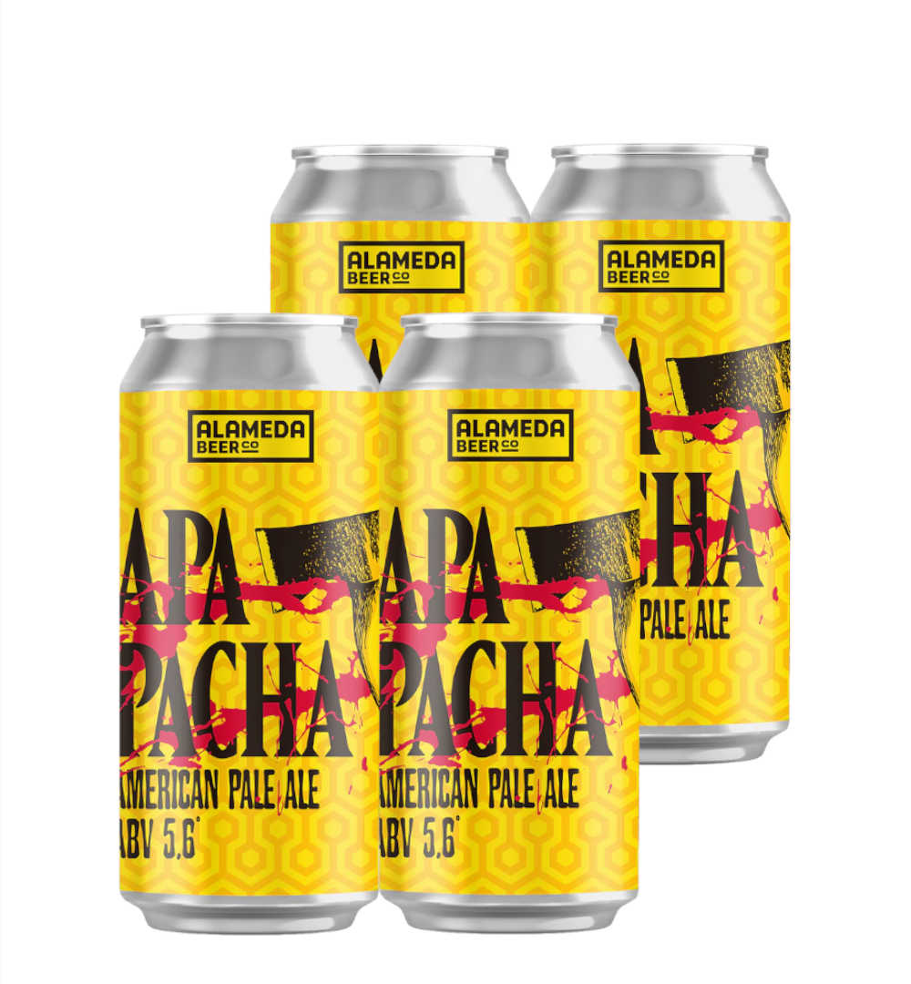 4x Cerveza Alameda Apapacha 473cc