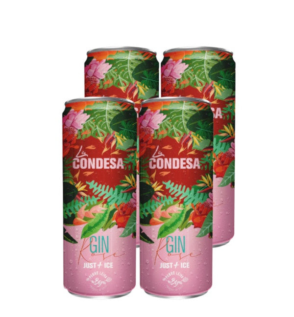 4x Gin & Rose La Condesa 310cc