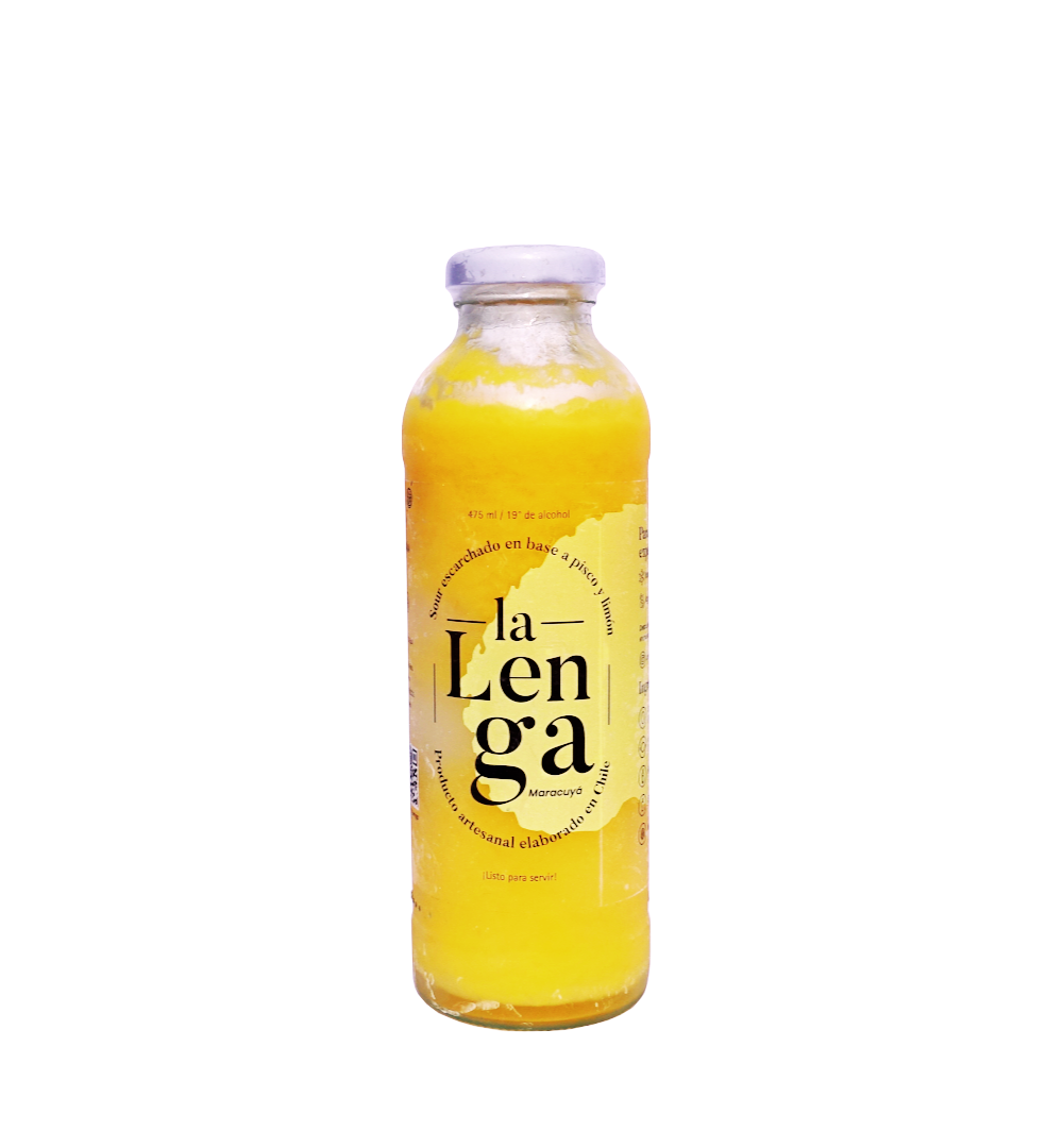 Pisco Sour La Lenga Maracuya 475cc