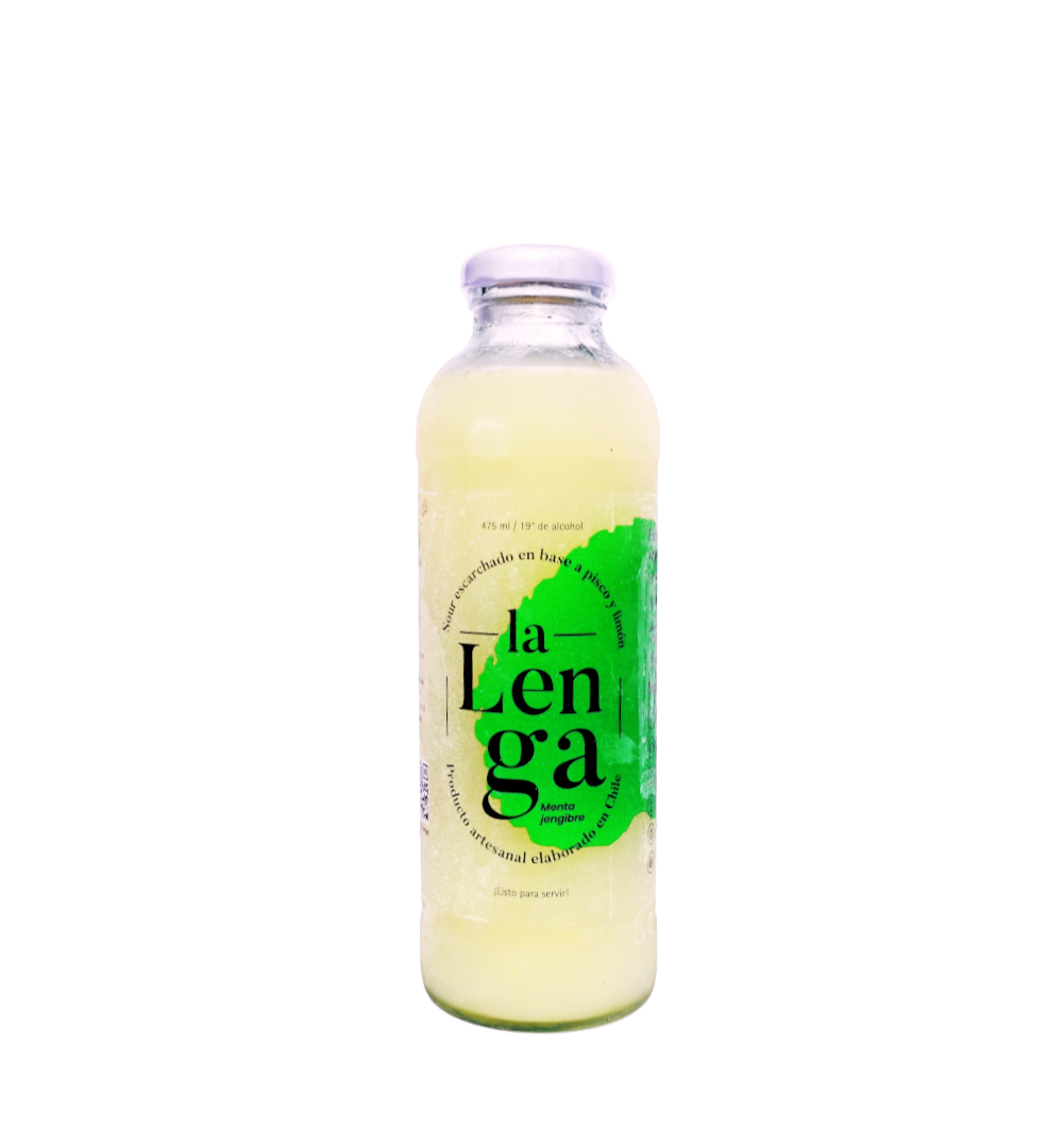 Pisco Sour La Lenga Menta Jengibre 475cc