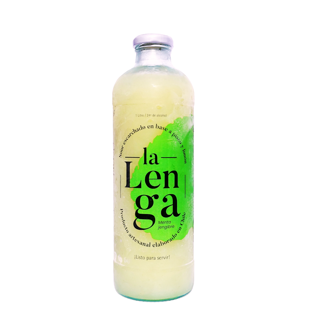 Pisco Sour La Lenga Menta Jengibre 1000cc