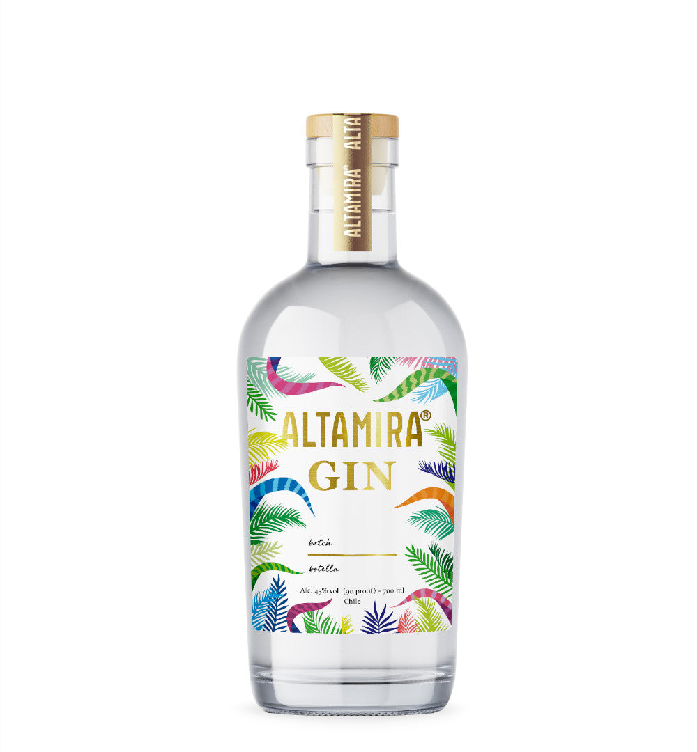Destilado chileno - small batch - altamira gin - botanicos - licores