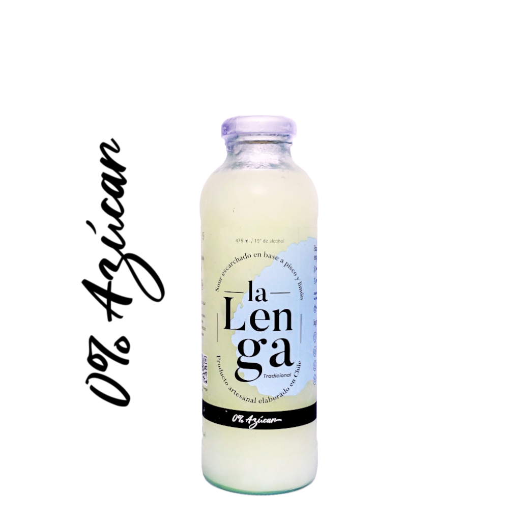 Pisco Sour La Lenga Tradicional 0% Azucar 475cc