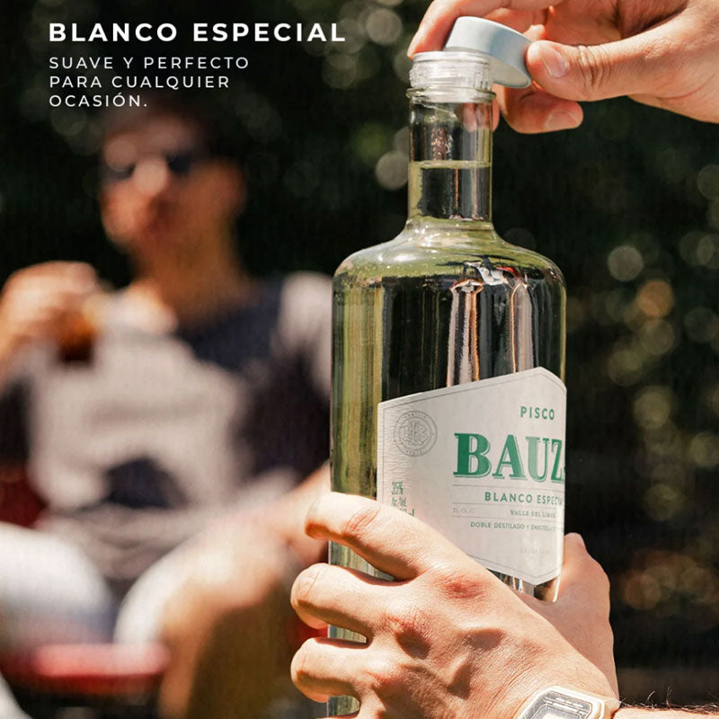 Pisco Bauzá Blanco Reservado 35° 1 Litro