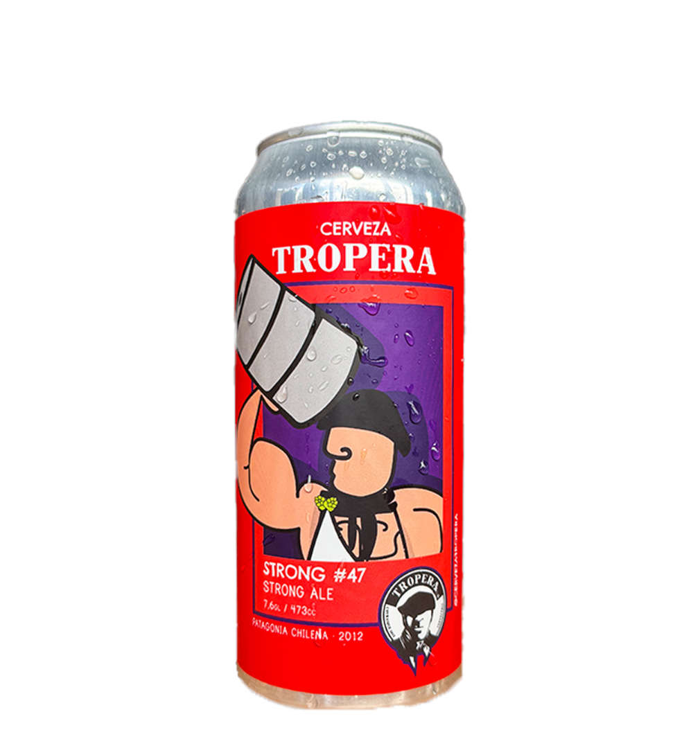 4x Cerveza Tropera Strong #47 473cc