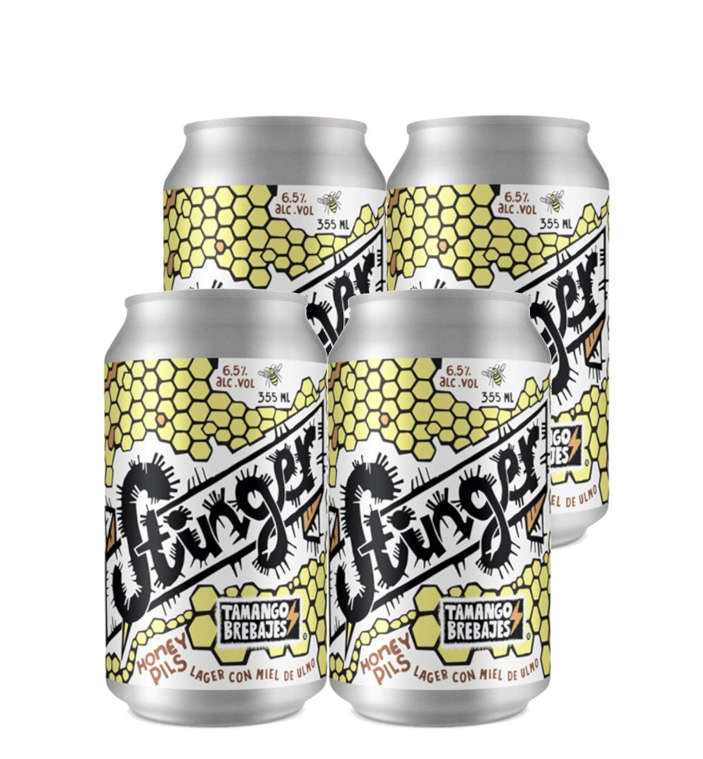 4x Cerveza Tamango Stinger 355cc