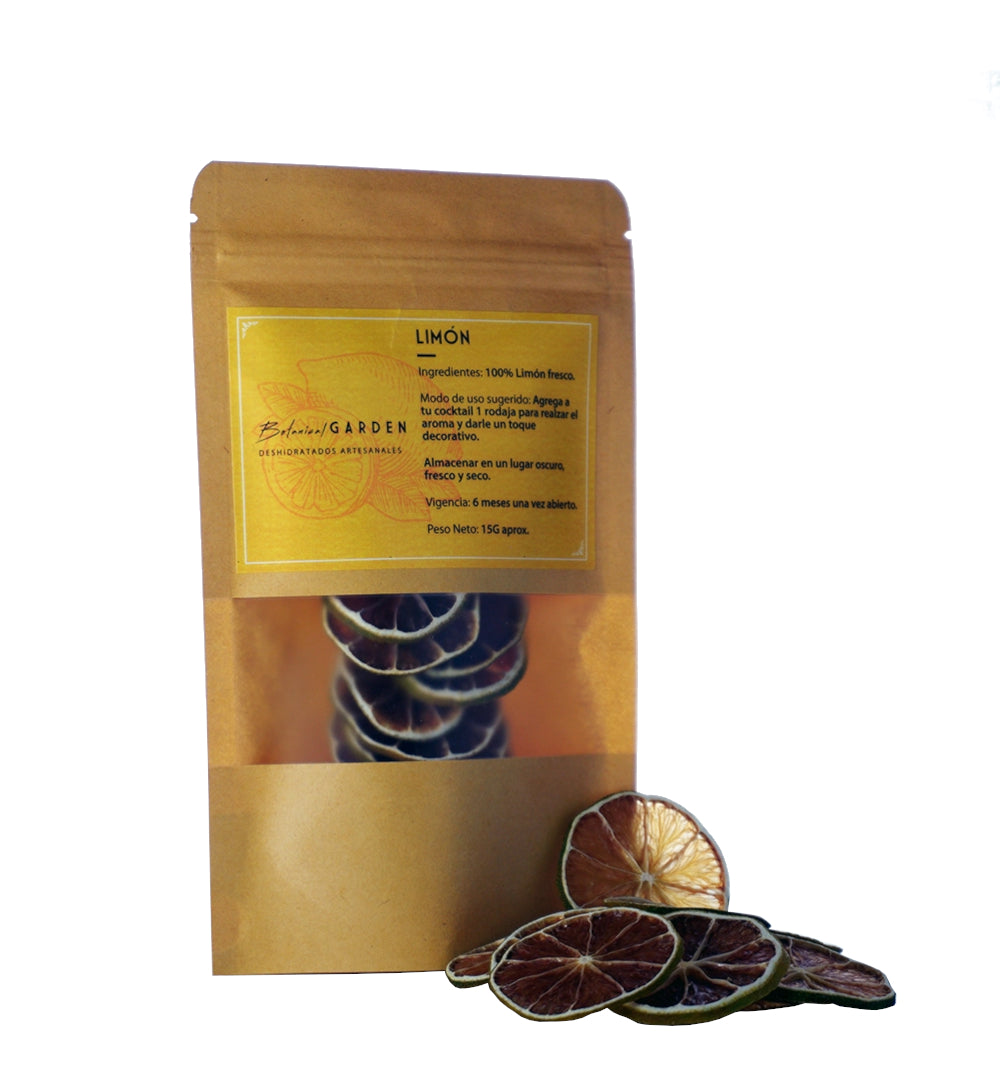 Deshidratados botanicos gin garden limon