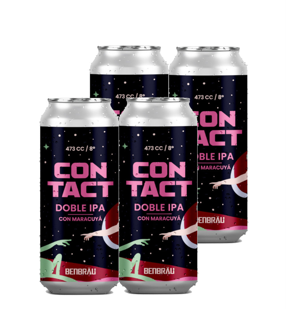 Cerveza benbrau contact 4pack de 473cc