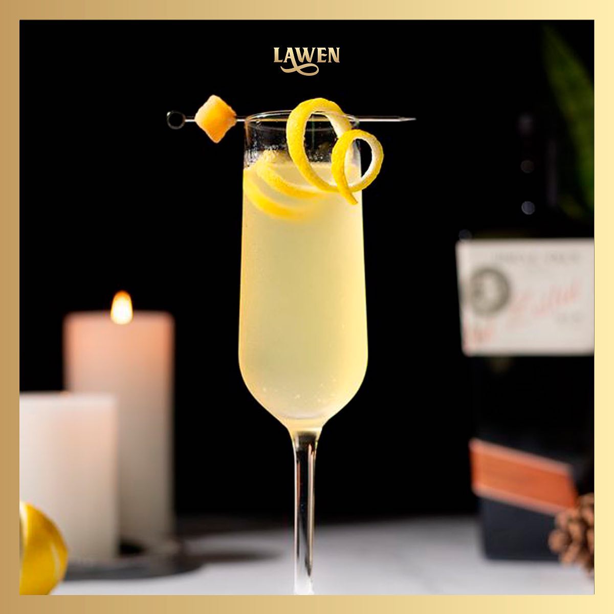 Bosque esclerofilo - chileno gin - malafama - french 75 - recetal