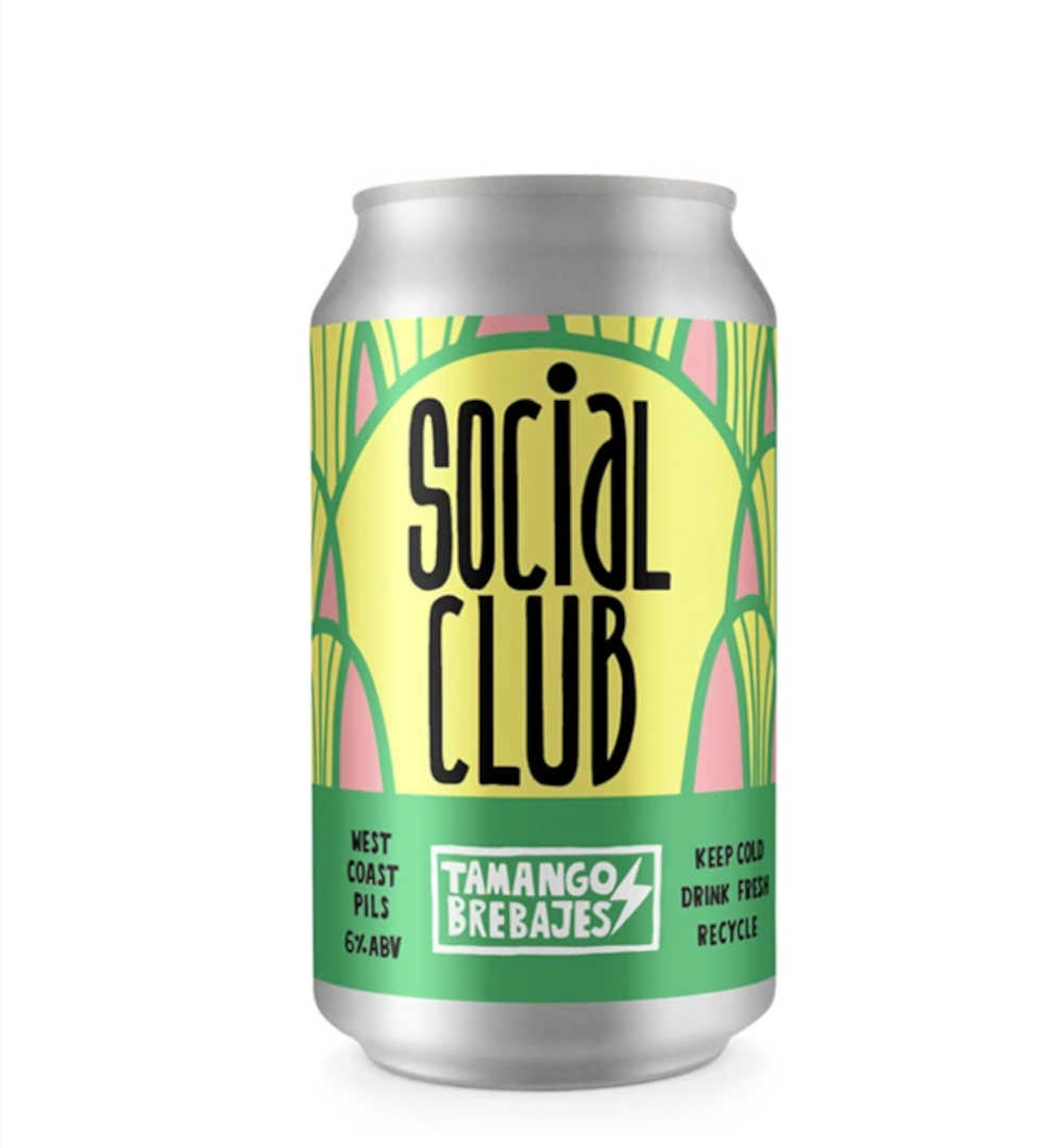 Cerveza Tamango Social Club. Estilo west coast pils