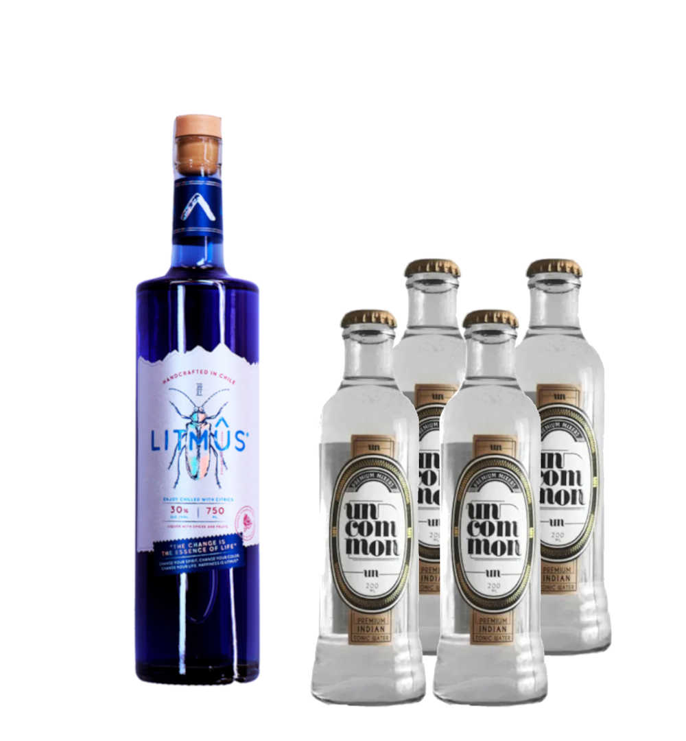 Pack Litmus con tónica Uncommon Mixers a un precio increible. Compra directo a los productores y recibe hoy mismo.
