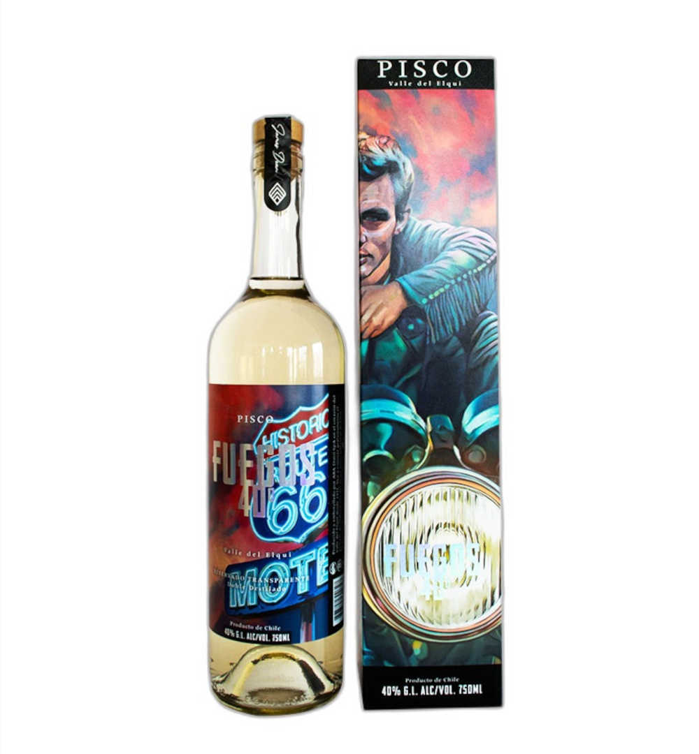 Pisco fuegos - james dean - destilados - pisco premium - pisco artesanal