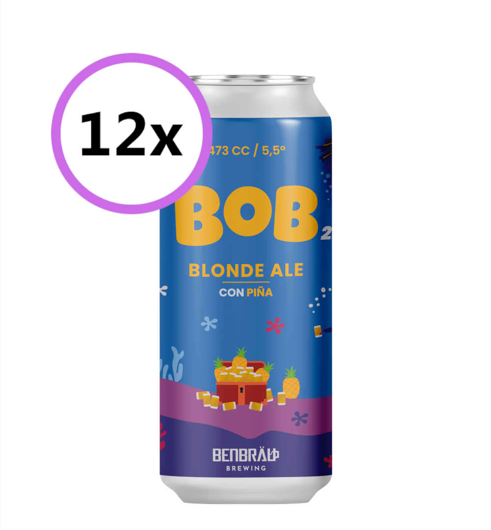 12x Cerveza Benbrau Bob 473cc