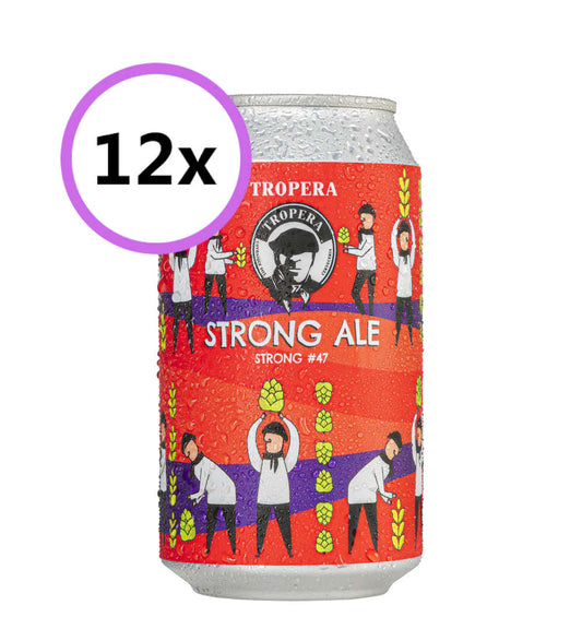 12x Cerveza Tropera Strong #47 355cc