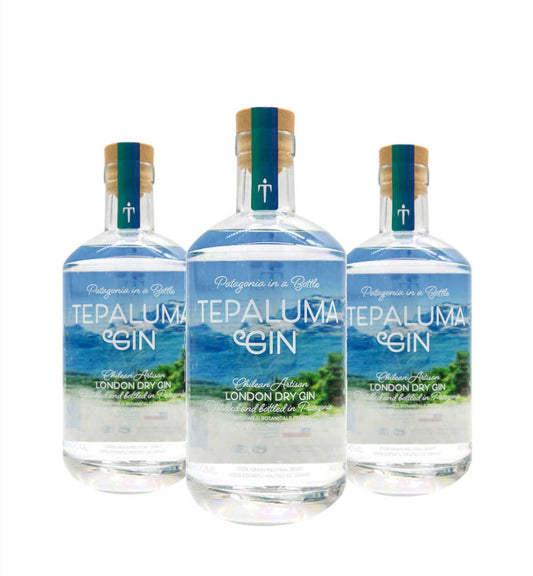 3x Gin Tepaluma 700cc