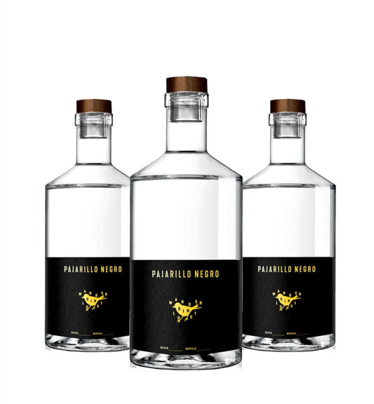 3x Gin Pajarillo Negro 700cc