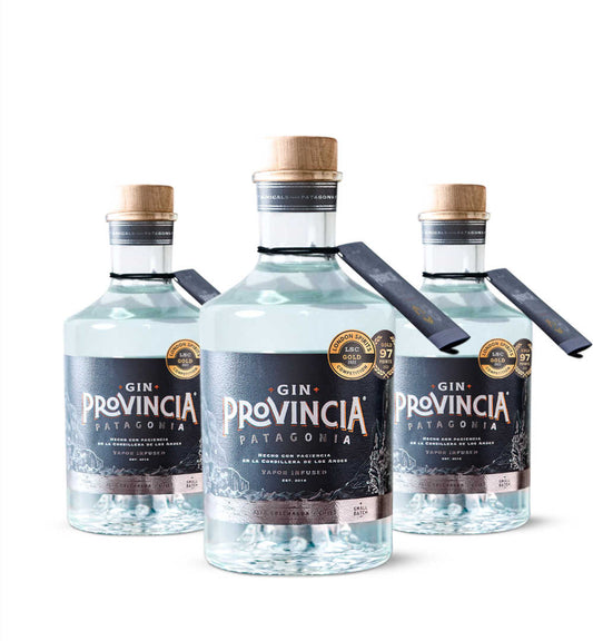 3x Gin Provincia Patagonia 700cc