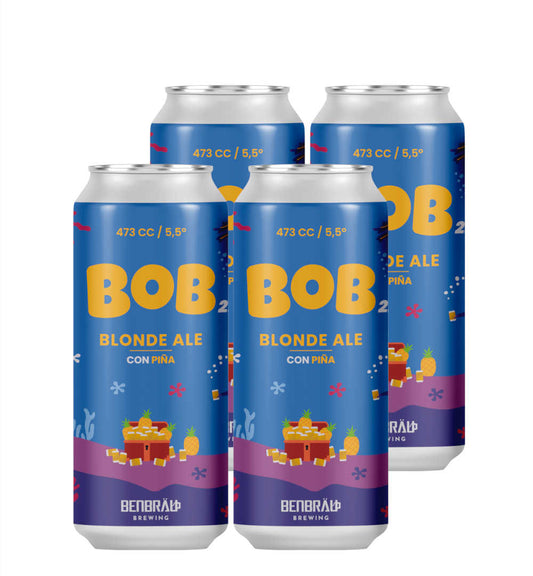 4x Cerveza Benbrau Bob 473cc
