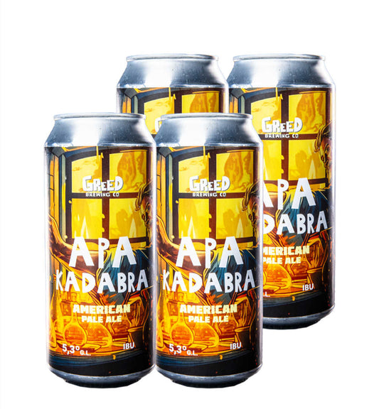 4x Cerveza Greed Apa Kadabra 473cc
