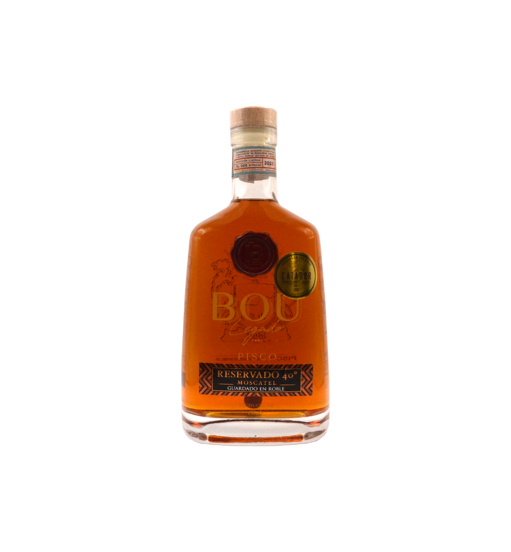 Pisco Guardado en Roble 40°