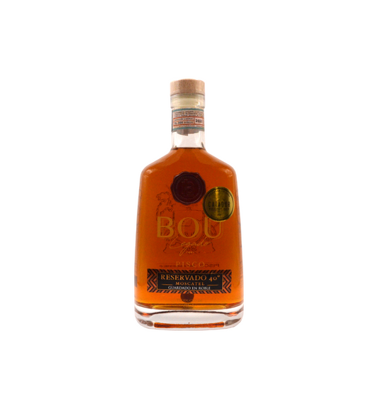 Pisco Guardado en Roble 40°
