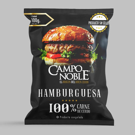 Hamburguesas De Cerdo Campo Noble 4 kg (40 unid)