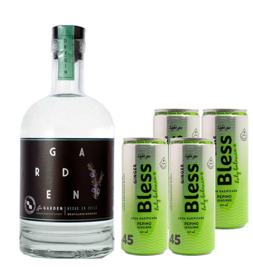 Gin Erva 700cc + 4x Ginger Beer Silvanos 200cc