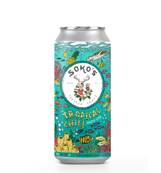 Cerveza Soko's Tropical Chill 473cc