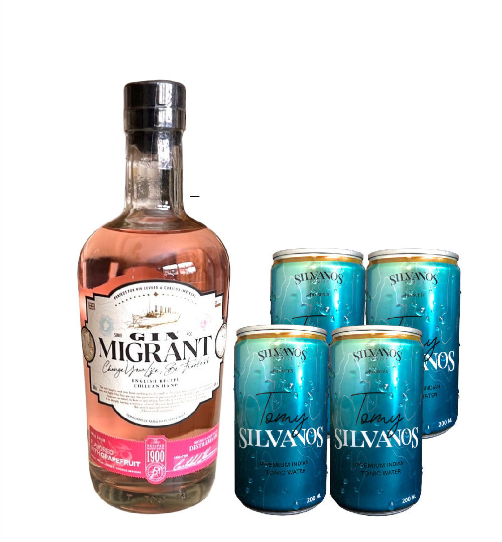 gin tonic - londo dry - agua tonica - migrant - silvanos - portal voy - the label - licores chilenos