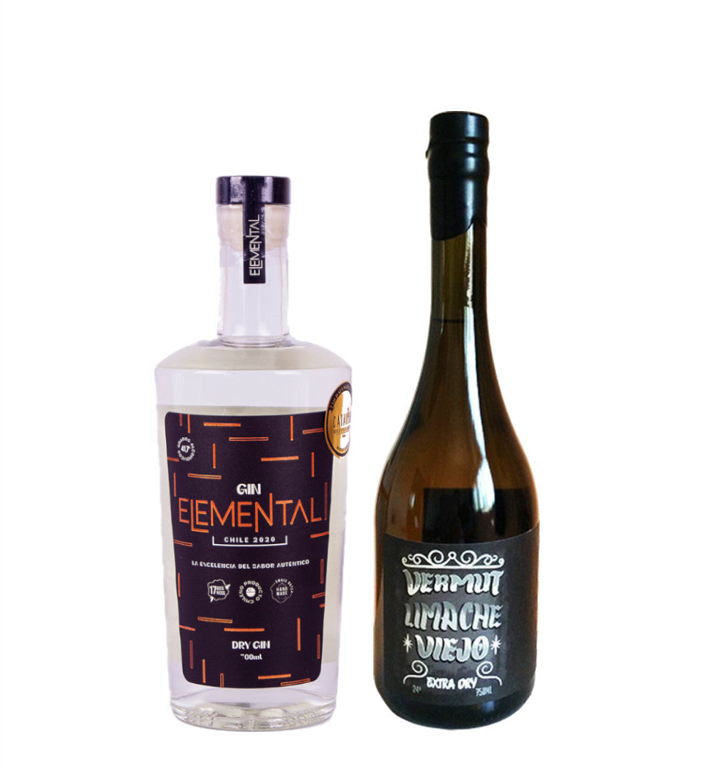 vermut - gin dry - pack en oferta - receta martini