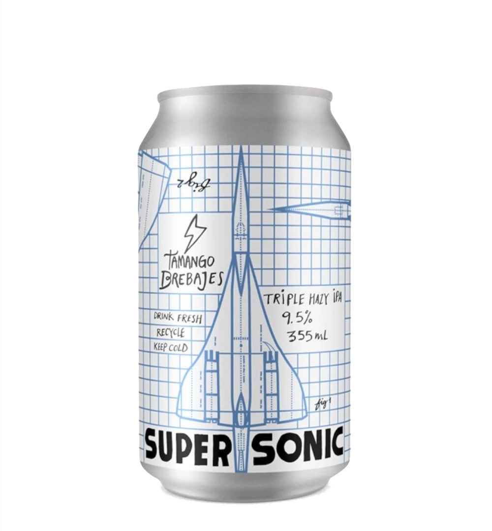 Tamango - supersonic - triple hazy ipa - portal voy - cervezas artesanales en lata - cervecerias chilenas