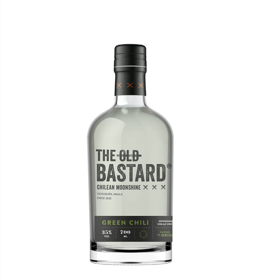 Moonshine - whisky - portal voy - the old bastard - green - chili