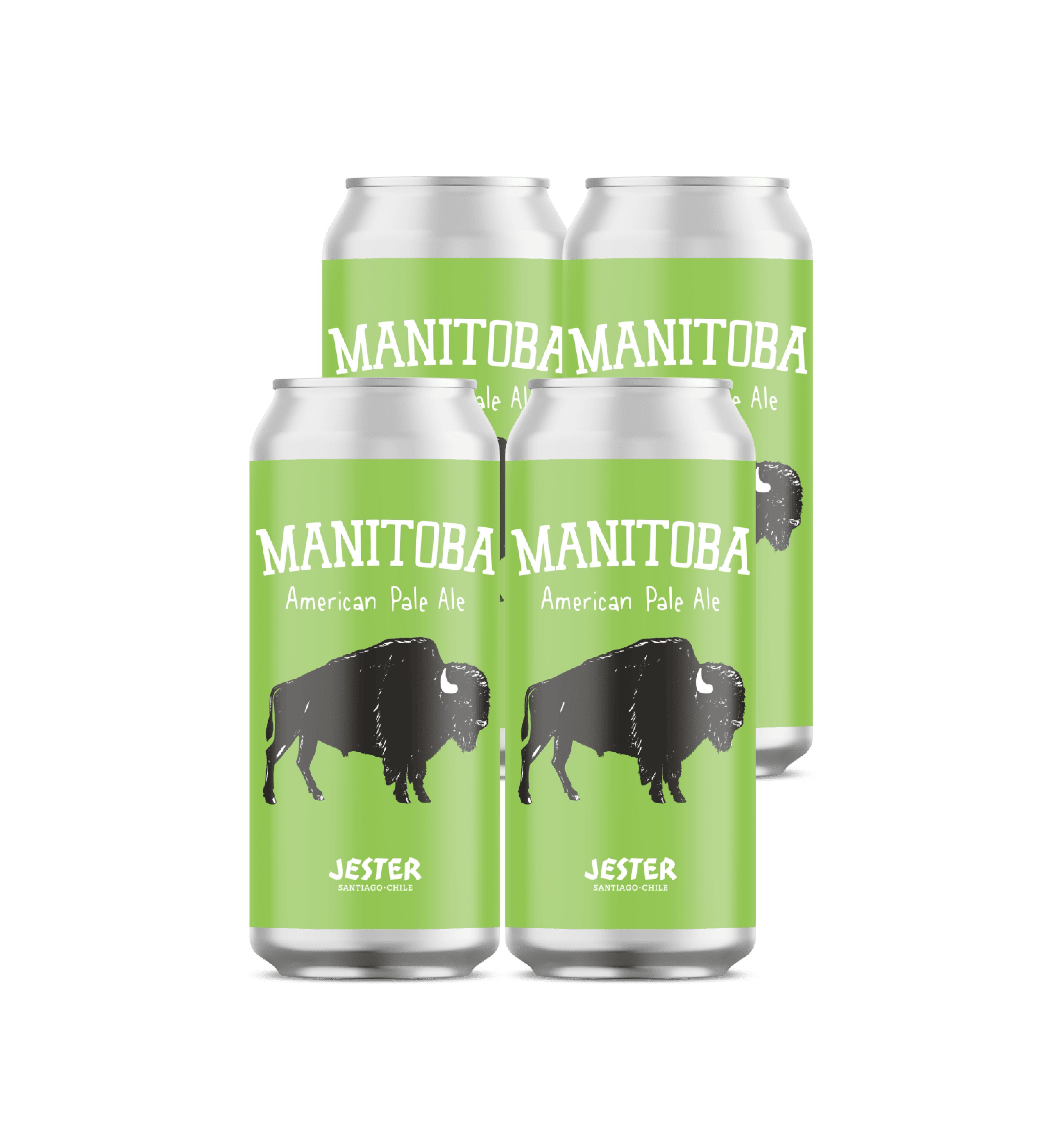 4x Cerveza Jester Manitoba 473cc - Portal Voy