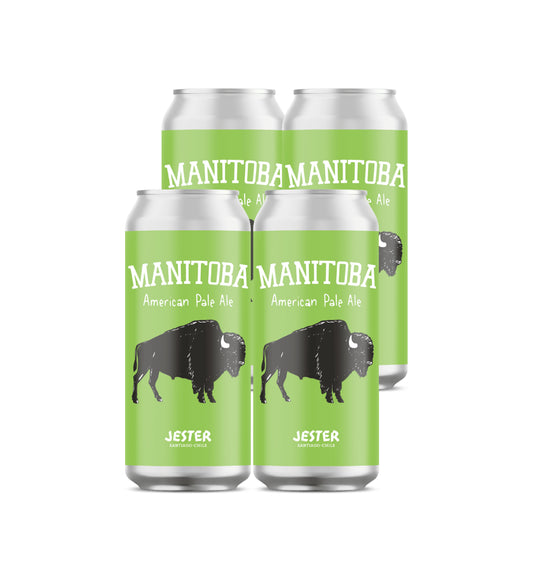 4x Cerveza Jester Manitoba 473cc