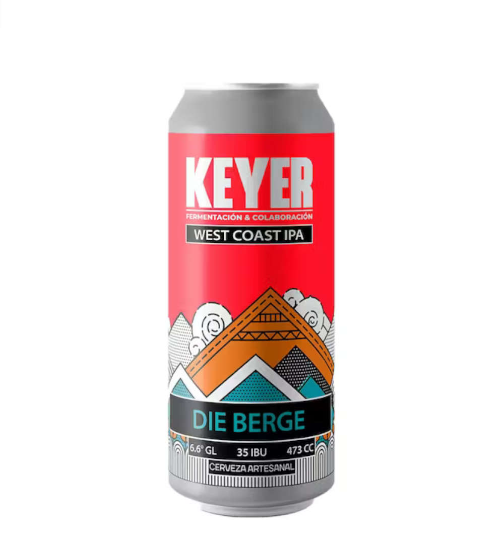 Cerveza Keyer Die Berge West Coast IPA 473cc - Portal Voy