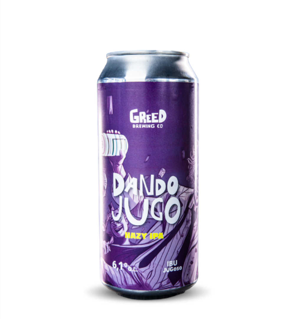 Cerveza Greed Dando Jugo 473cc - Portal Voy