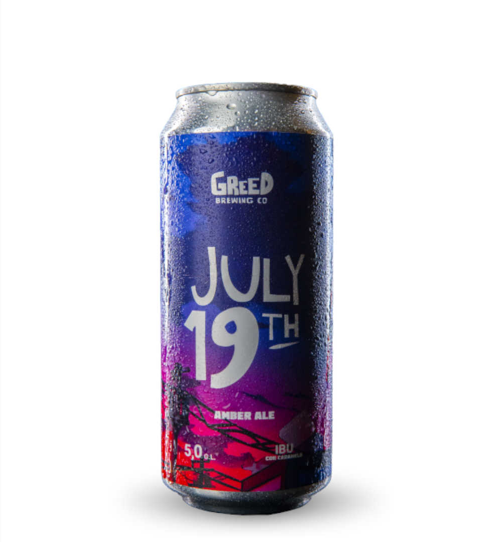 Cerveza Greed July 19th 473cc - Portal Voy