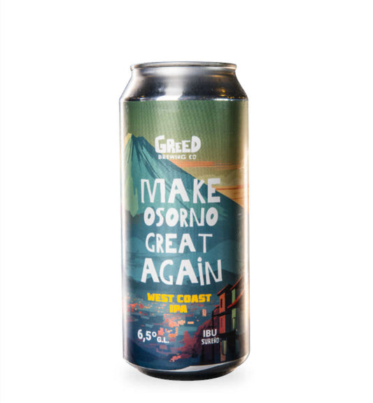 4 Pack Cerveza Greed Make Osorno Great Again 473cc