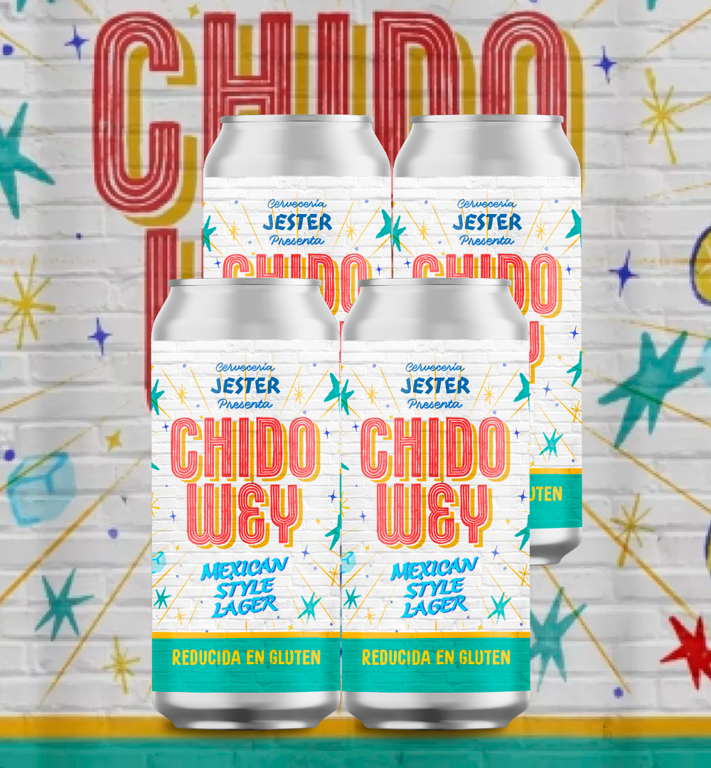 4x Cerveza Jester Chido Wey 473cc