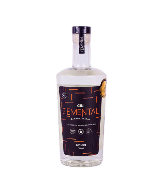 Gin Elemental - gin chileno - london dry gin