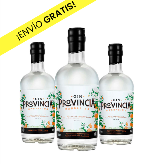 3x Gin Provincia Mandarina 700cc