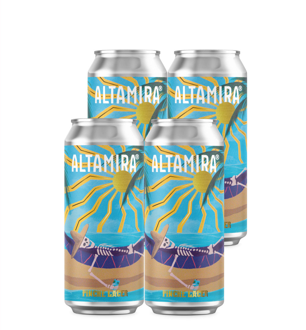 4 pack Cerveza Altamira Pinche Lager 473cc - Portal Voy