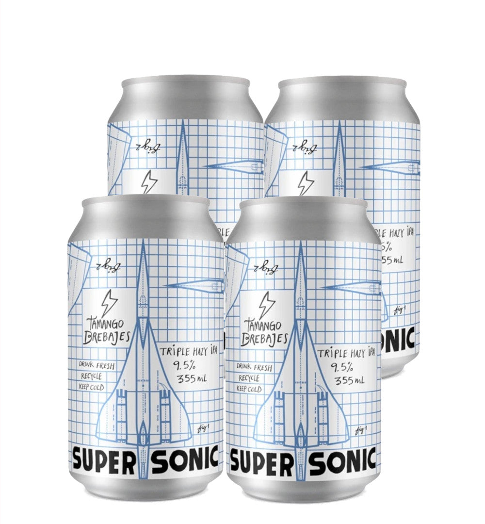 4 Pack Cerveza Tamango Supersonic 355cc - Portal Voy