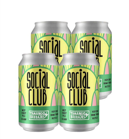 Cerveza Tamango Social Club. Estilo west coast pils