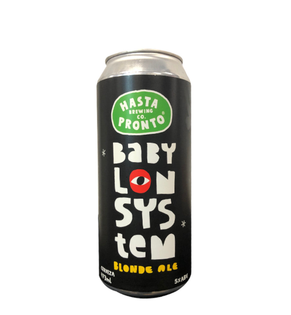 Cerveza Hasta Pronto Babylon system 473cc - Portal Voy