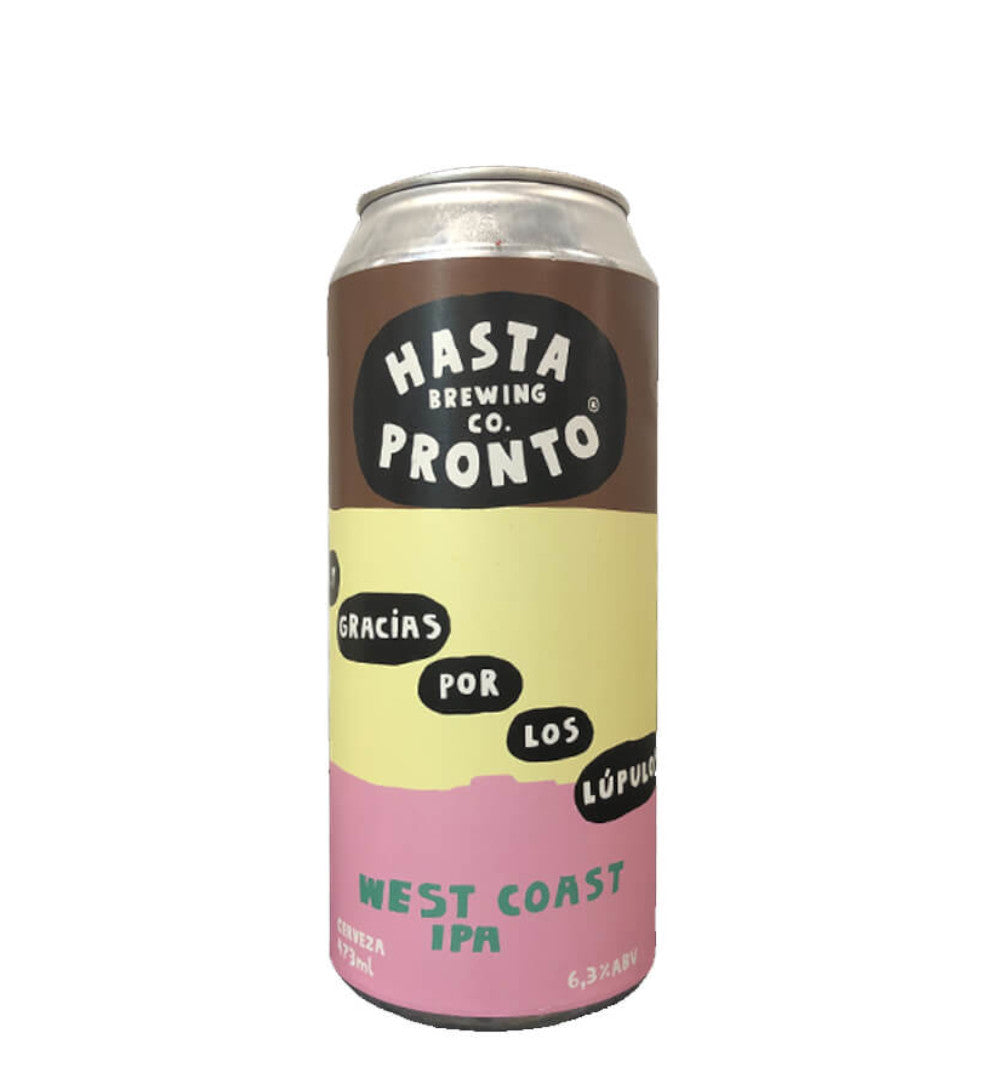 Cerveza artesanal hasta pronto, gracias por los lupulos