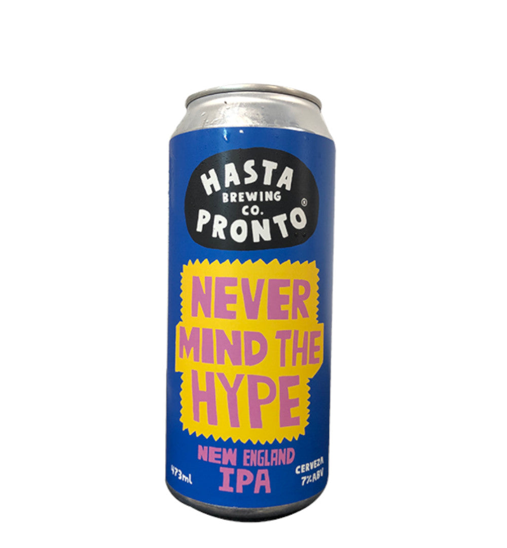 Cerveza Hasta Pronto Never Mind The Hype 473cc - Portal Voy