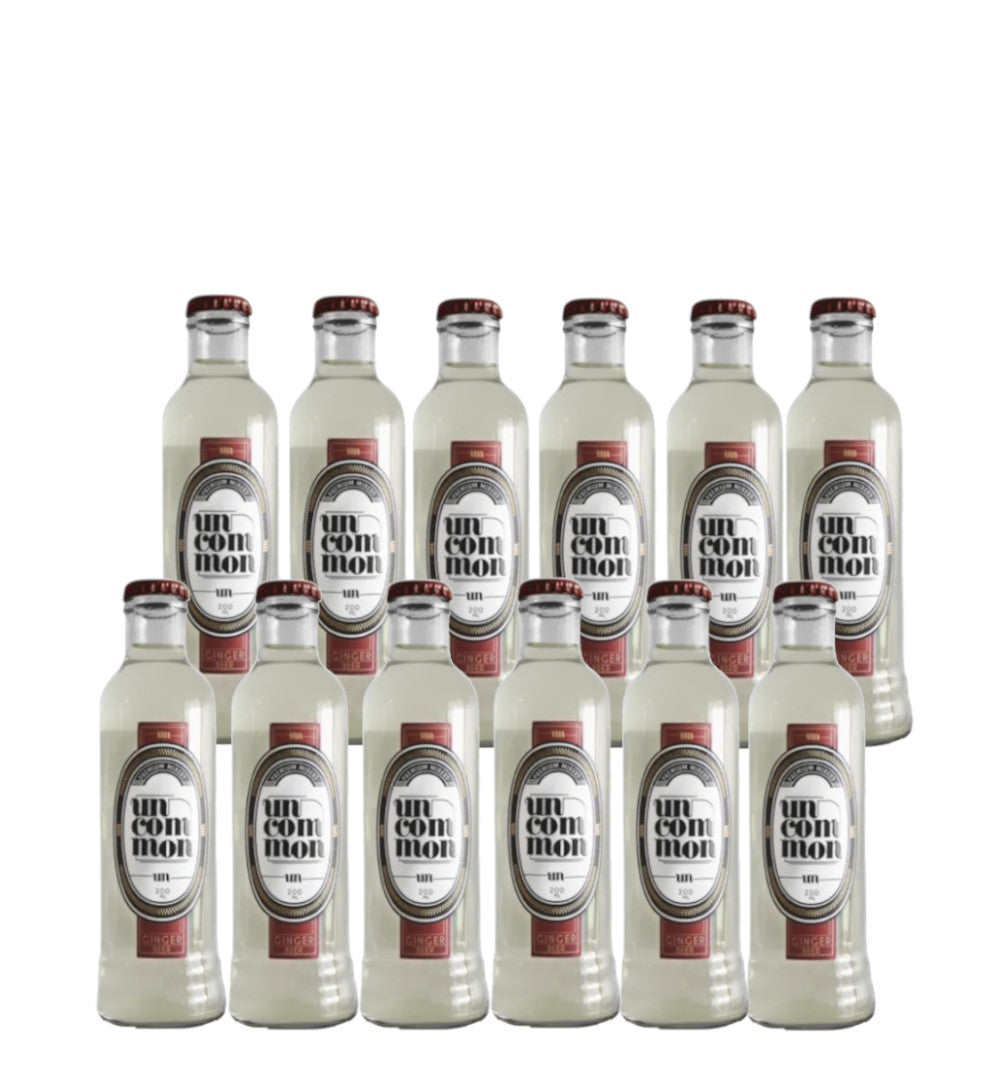 12x Ginger Beer Uncommon Mixers 200cc  | Pack Ginger - Portal Voy!